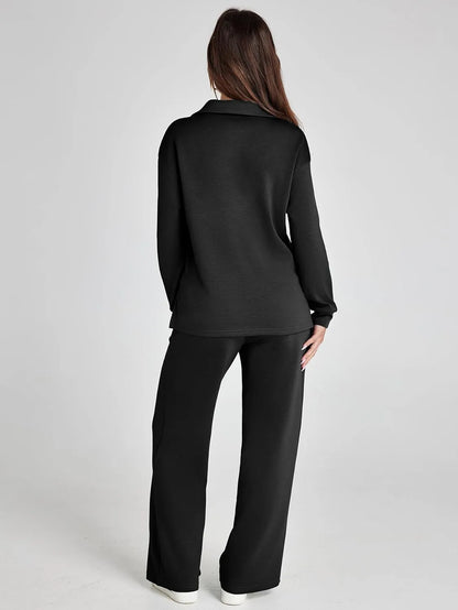 Designer Cozy Minimalist Two Piece Set For Women | Mirelena