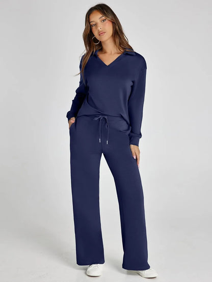 Designer Cozy Minimalist Two Piece Set For Women | Mirelena