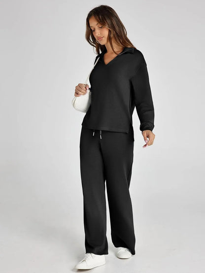 Designer Cozy Minimalist Two Piece Set For Women | Mirelena