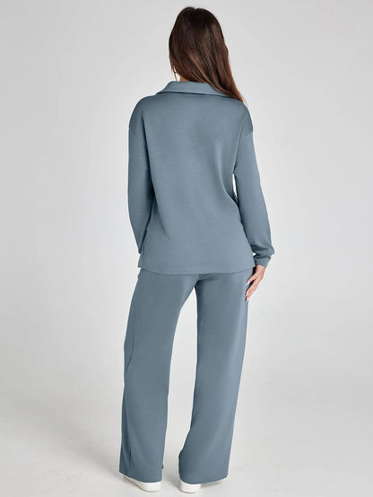 Designer Cozy Minimalist Two Piece Set For Women | Mirelena