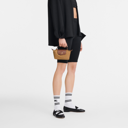 Painted Elan mini pouch bag with strap for women | Longchamp