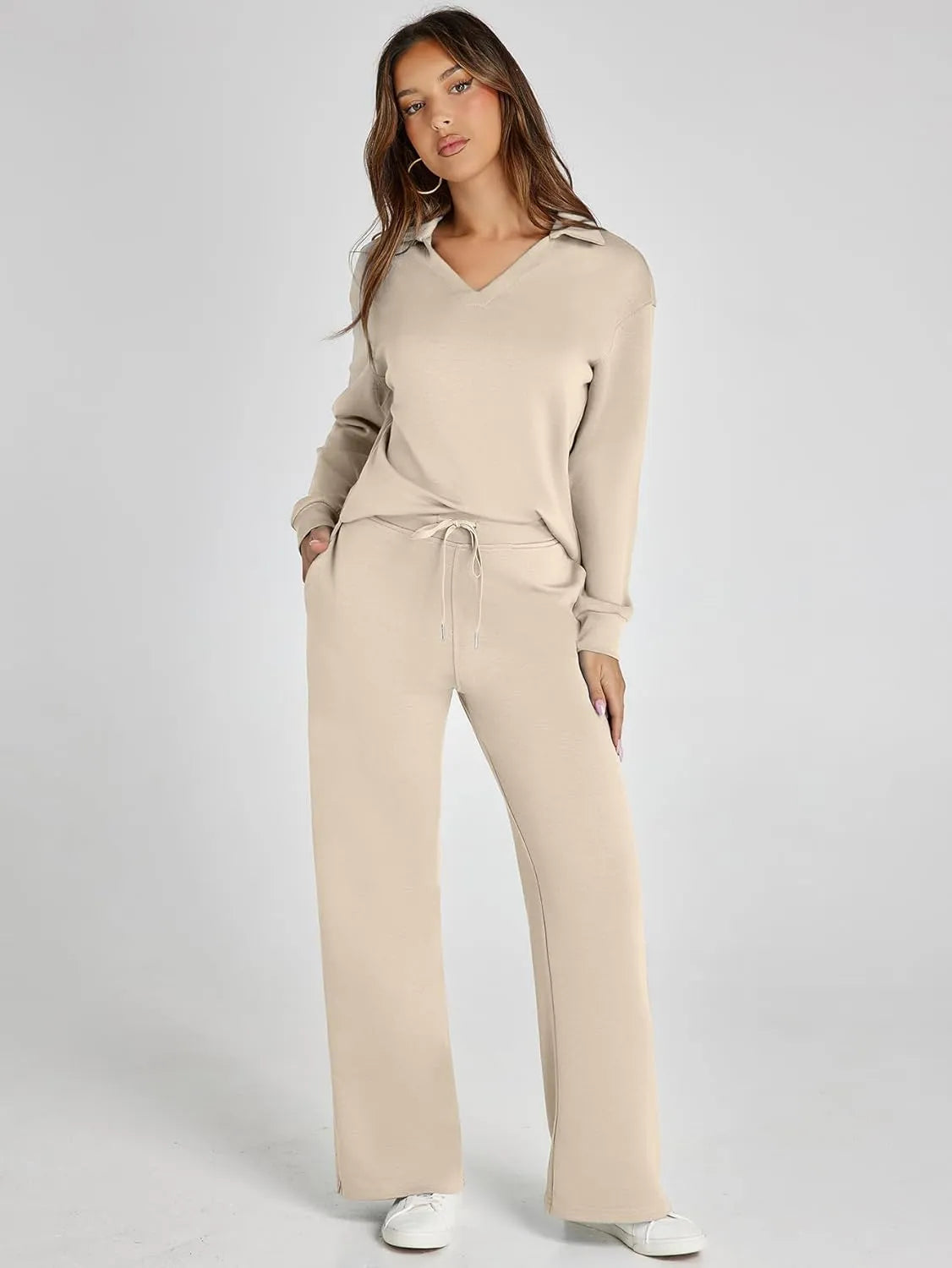 Designer Cozy Minimalist Two Piece Set For Women | Mirelena