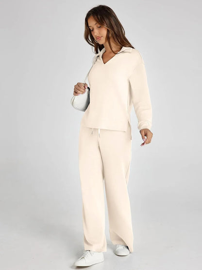 Designer Cozy Minimalist Two Piece Set For Women | Mirelena