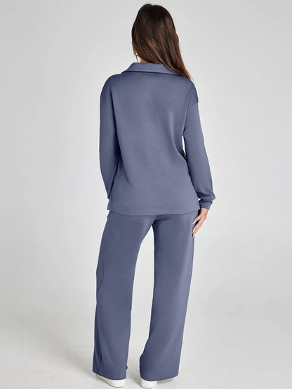 Designer Cozy Minimalist Two Piece Set For Women | Mirelena