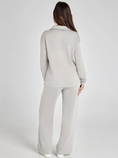 Designer Cozy Minimalist Two Piece Set For Women | Mirelena
