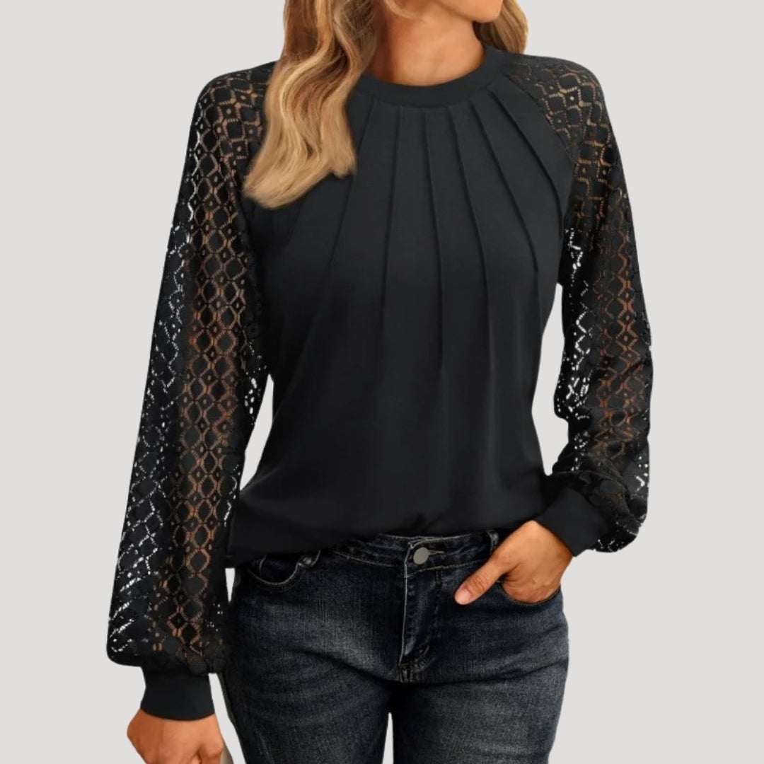 Highland Long sleeve smart casual blouse for women | Serena