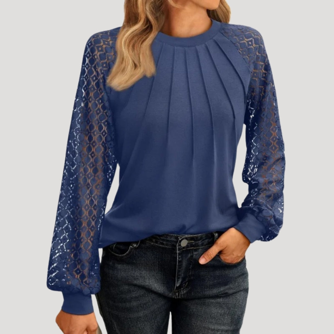 Highland Long sleeve smart casual blouse for women | Serena