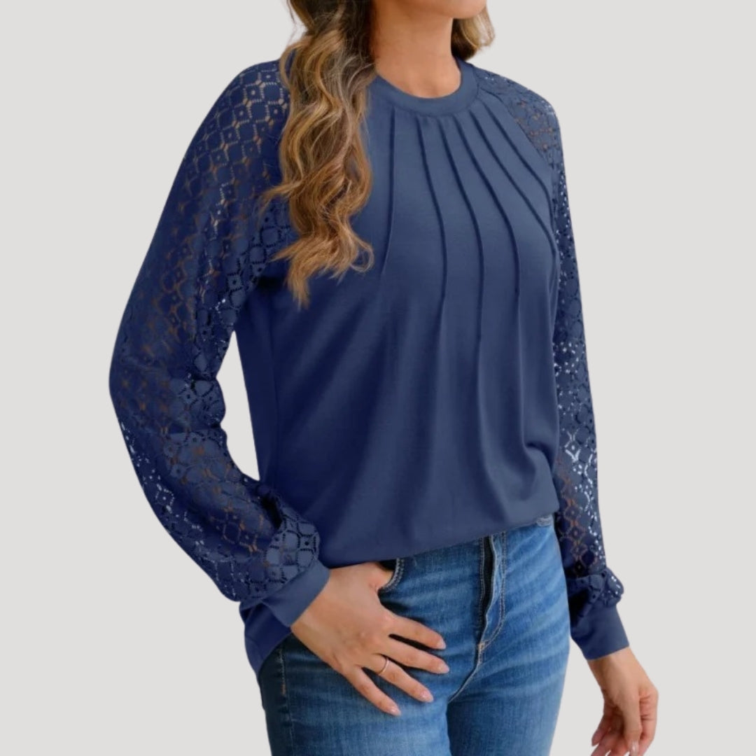 Highland Long sleeve smart casual blouse for women | Serena