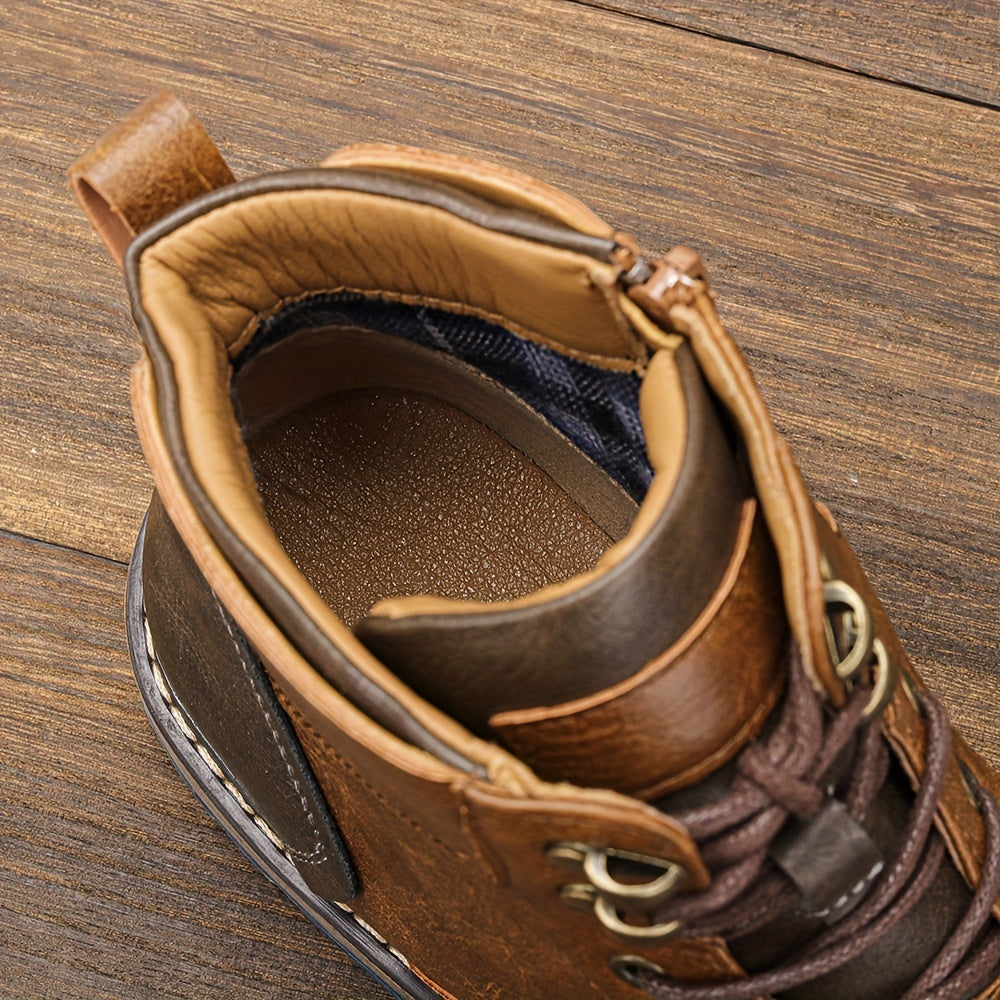 Adaptable Heritage Brogue Lace Up Boots For Men | Drew