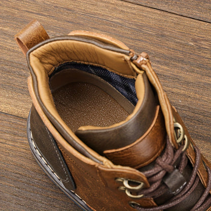 Adaptable Heritage Brogue Lace Up Boots For Men | Drew