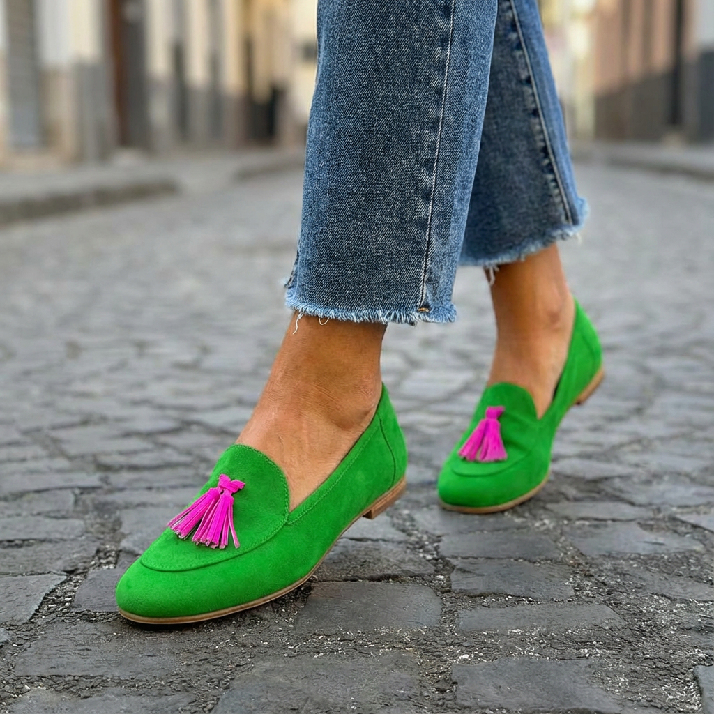 Affectionate Tassel-embellished loafers with playful detailing for women | Mandy