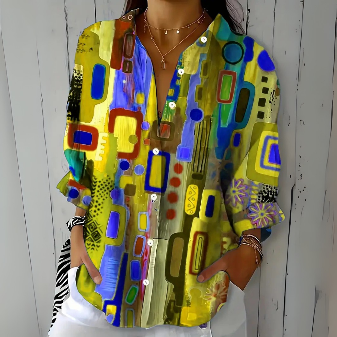 Enduring Chic blouse with elegant silhouette for women | Aurélie