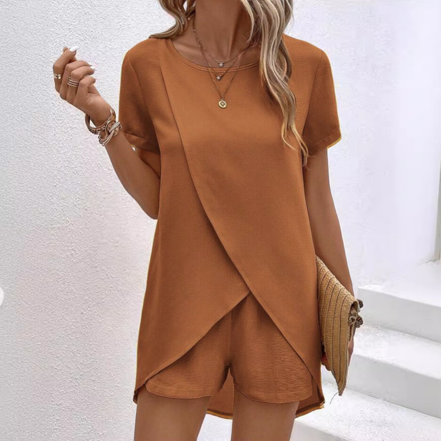 Distinctive Elegant summer co-ord lounge set for women | Amalia