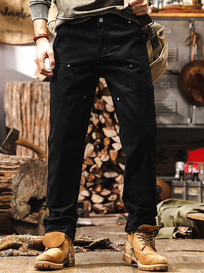 Kind Rugged Straight Leg Utility Trousers For Men | Beckett