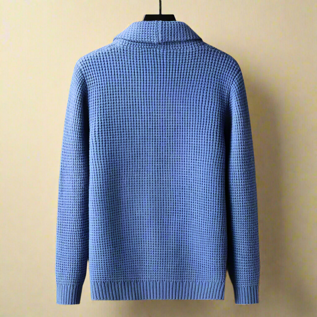 Slate Vintage Button Front Cardigan For Men | Theodore