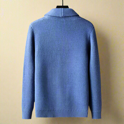 Slate Vintage Button Front Cardigan For Men | Theodore