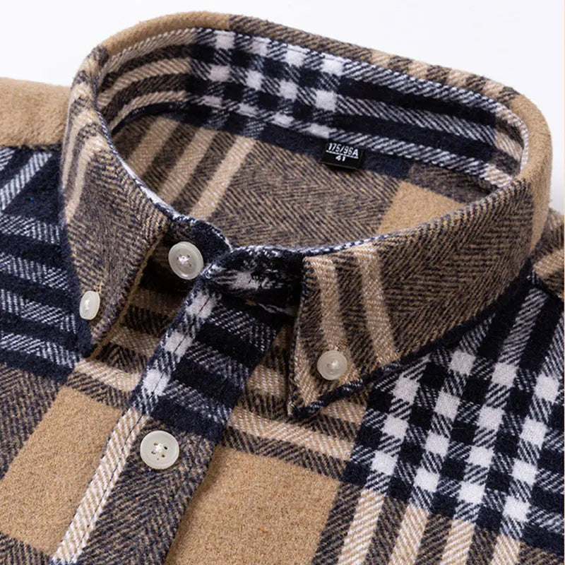 Crystal Classic Plaid Button Down Shirt for Men | Everett