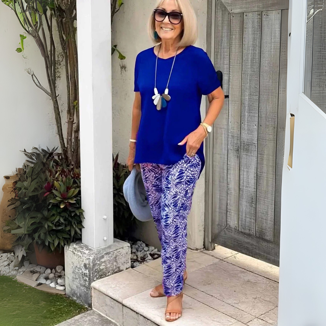 Nostalgic Cotton-blend two-piece set for women | Allegra