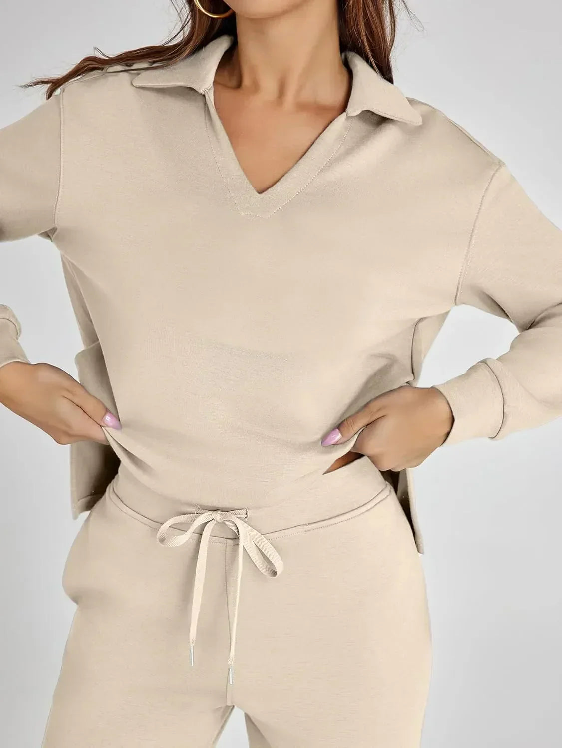 Designer Cozy Minimalist Two Piece Set For Women | Mirelena