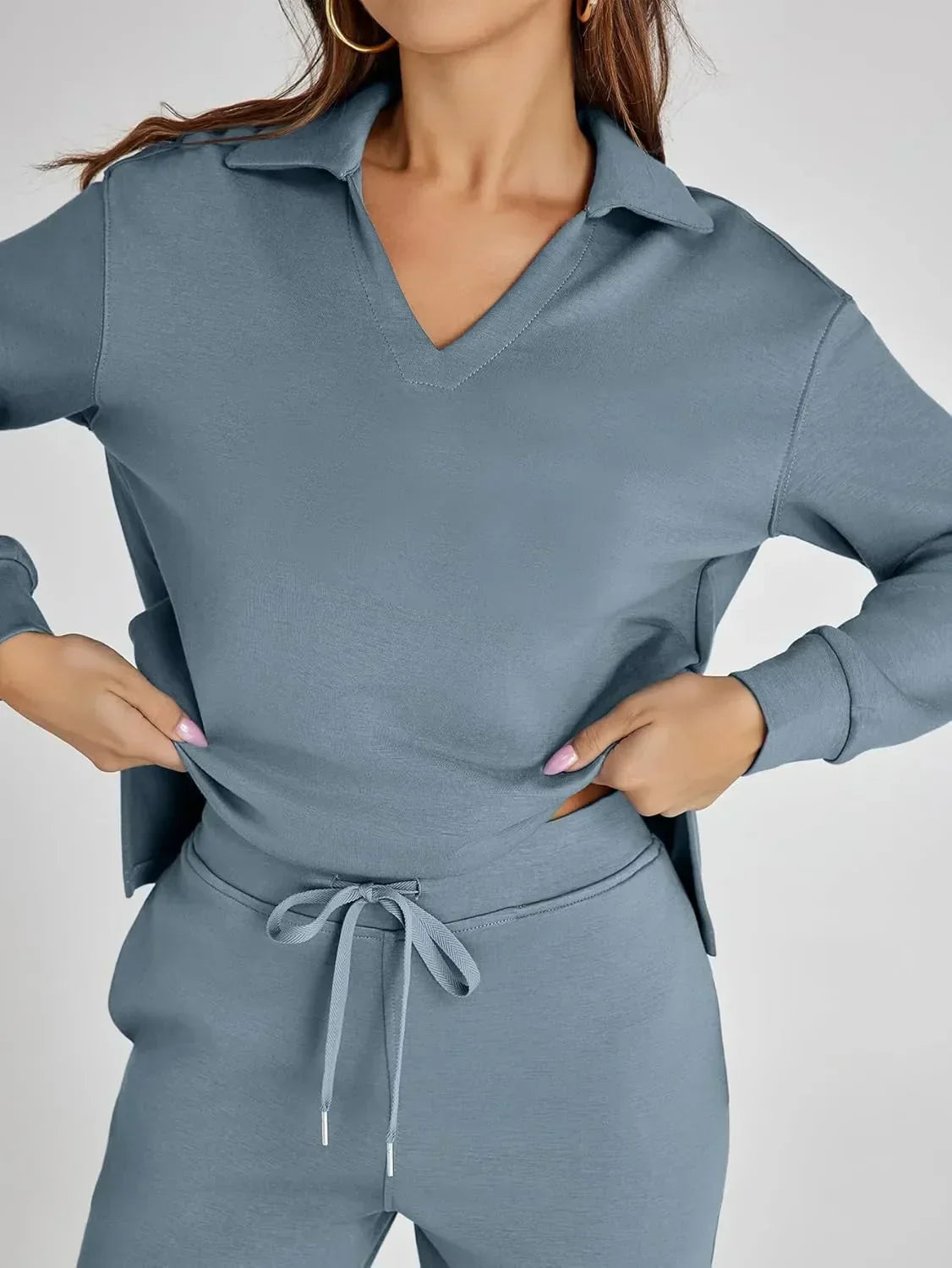 Designer Cozy Minimalist Two Piece Set For Women | Mirelena