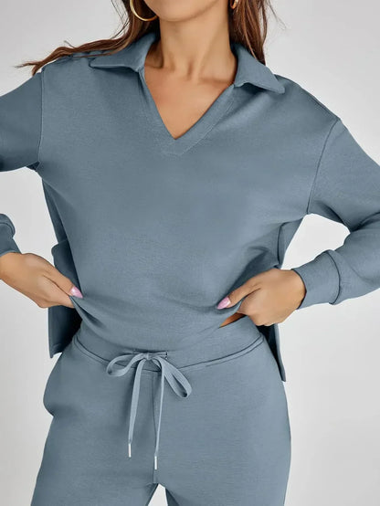 Designer Cozy Minimalist Two Piece Set For Women | Mirelena