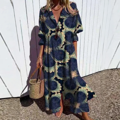 Subtle Effortless everyday maxi dress for women | Isalie