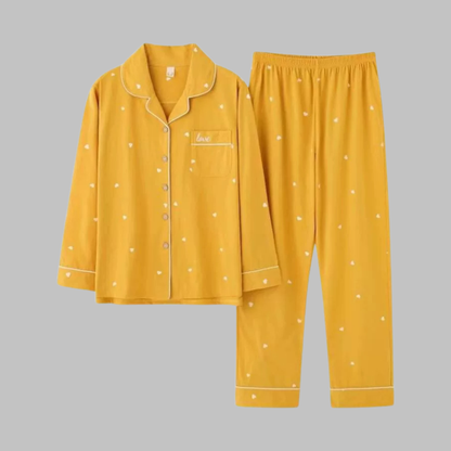Layered Cozy Long Sleeve Top And Trousers Lounge Set For Women | Serelune