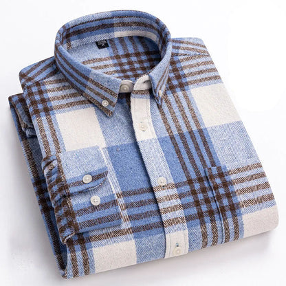 Crystal Classic Plaid Button Down Shirt for Men | Everett