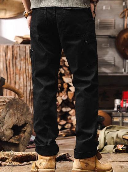 Kind Rugged Straight Leg Utility Trousers For Men | Beckett