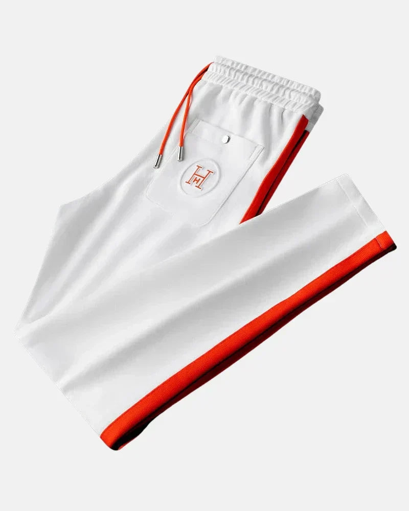 Satin Athletic Zip Up Tracksuit Set For Men | Marco