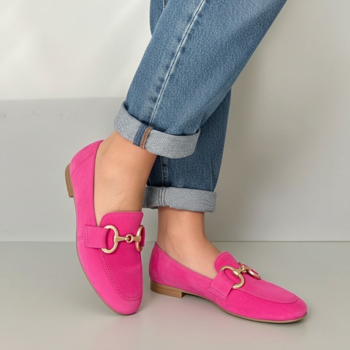 Wise Loafers with gold-detail accent for women | Alison