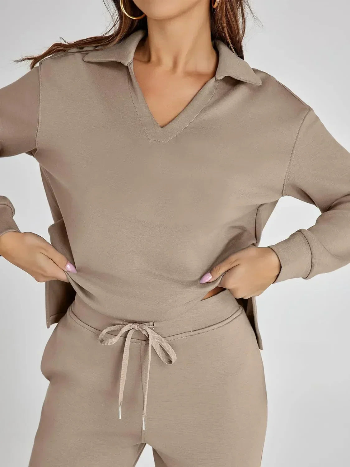 Designer Cozy Minimalist Two Piece Set For Women | Mirelena