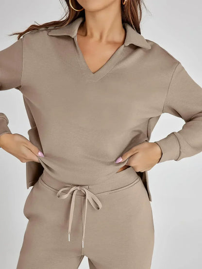 Designer Cozy Minimalist Two Piece Set For Women | Mirelena