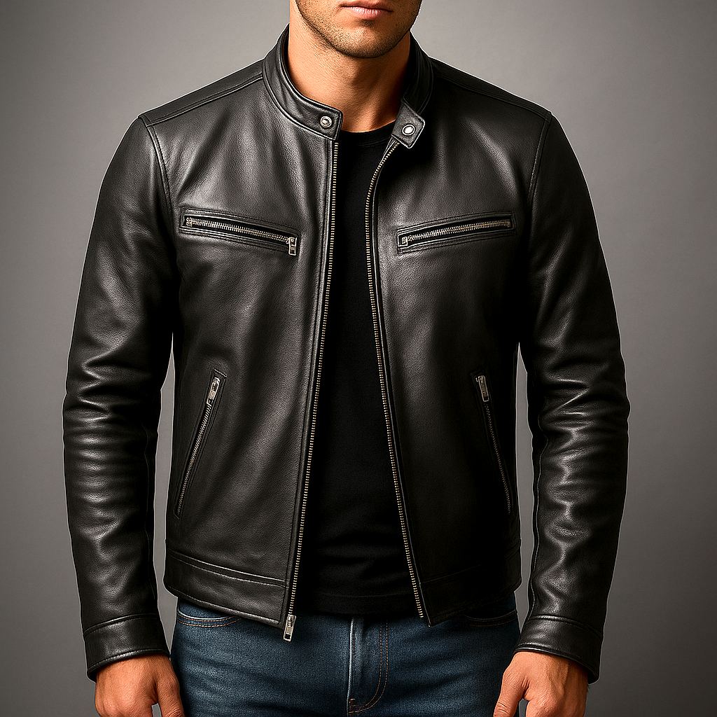 Endearing Vintage Style Zip-Up Jacket For Men | Camden