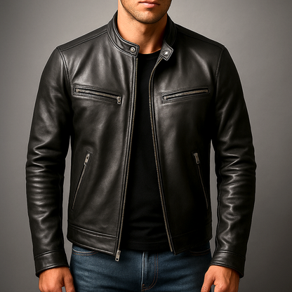 Endearing Vintage Style Zip-Up Jacket For Men | Camden