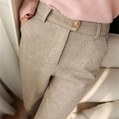 Harbour Heritage herringbone tailored trousers for men | Alden