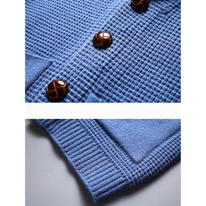Slate Vintage Button Front Cardigan For Men | Theodore