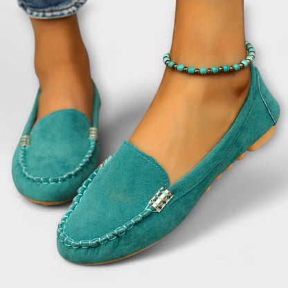 Kind Slip-on moccasin loafers with refined detailing for women | Bianca