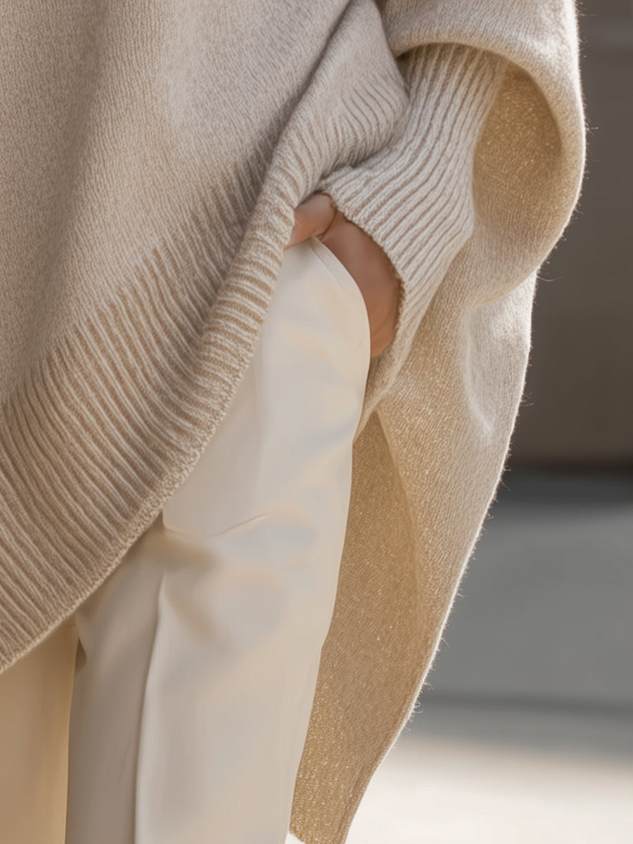 Embroidered Relaxed Oversized Sweater For Women | Erin
