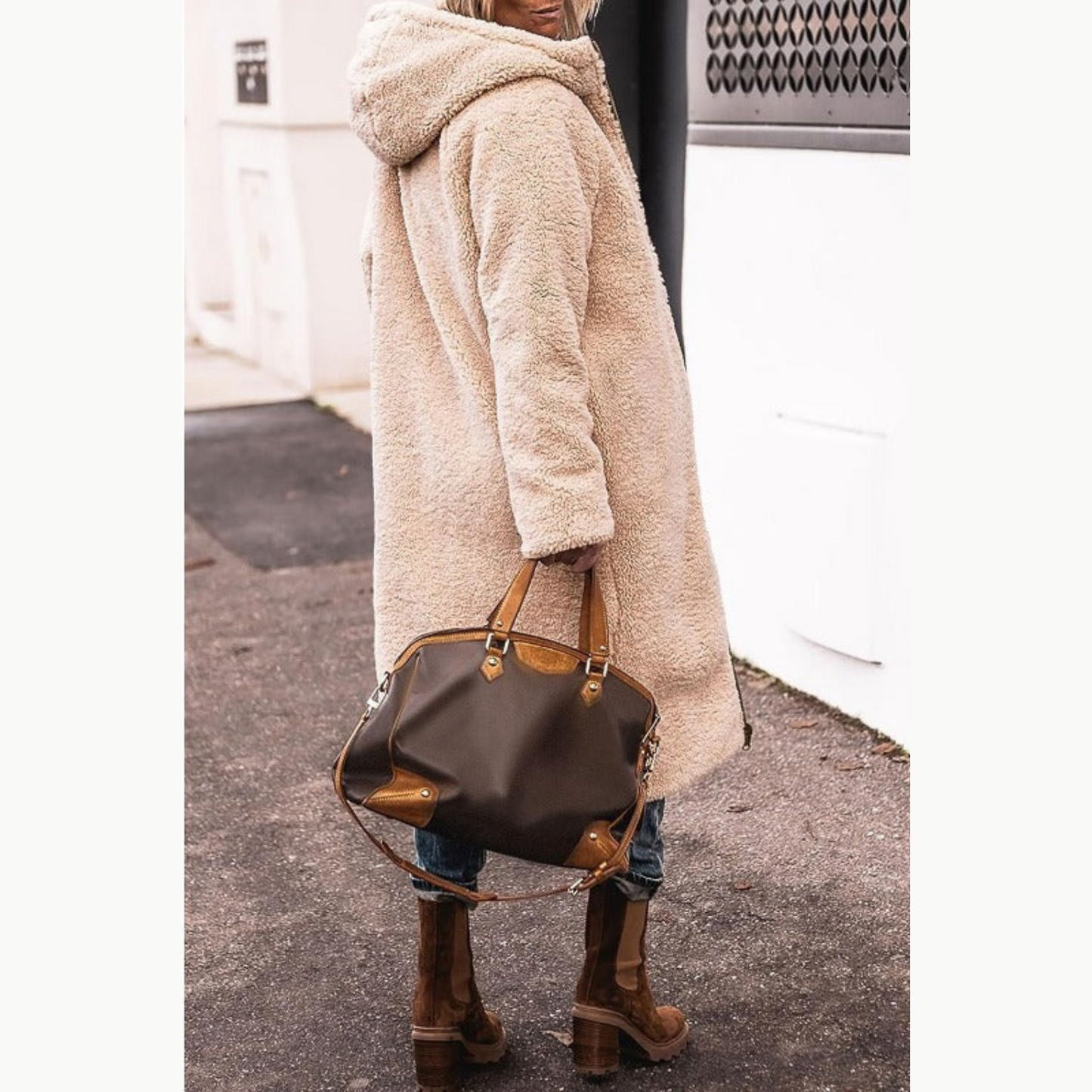 Editorial Long Reversible Coat For Women | Dona