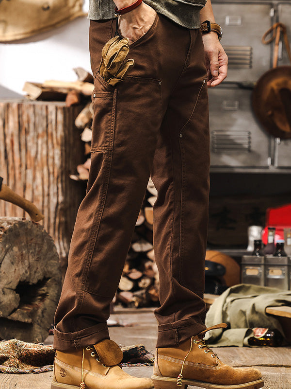 Kind Rugged Straight Leg Utility Trousers For Men | Beckett
