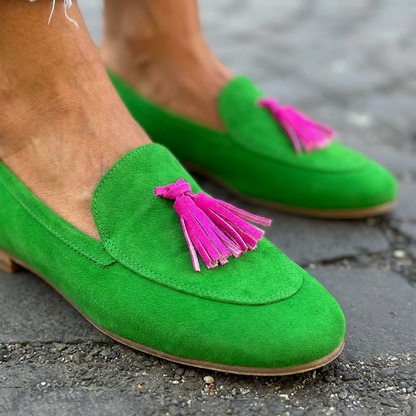Affectionate Tassel-embellished loafers with playful detailing for women | Mandy