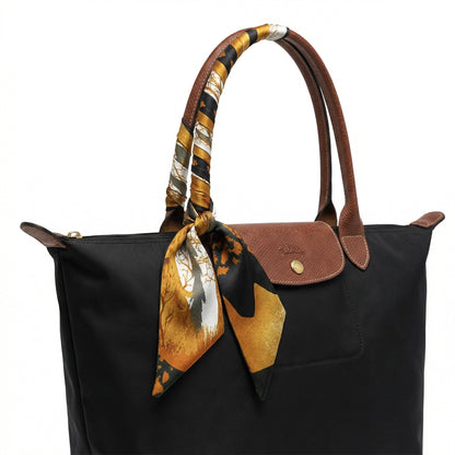 Leuven Equestrian silk scarf bag accessory for women