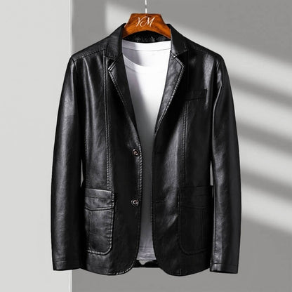 Flannel Tailored Two Button Blazer For Men | Lorenzo