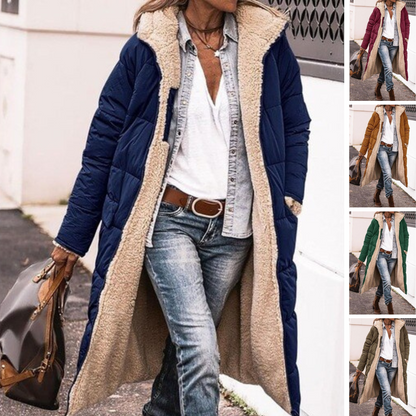 Antique Elegant Reversible Long Coat For Women | Elvie