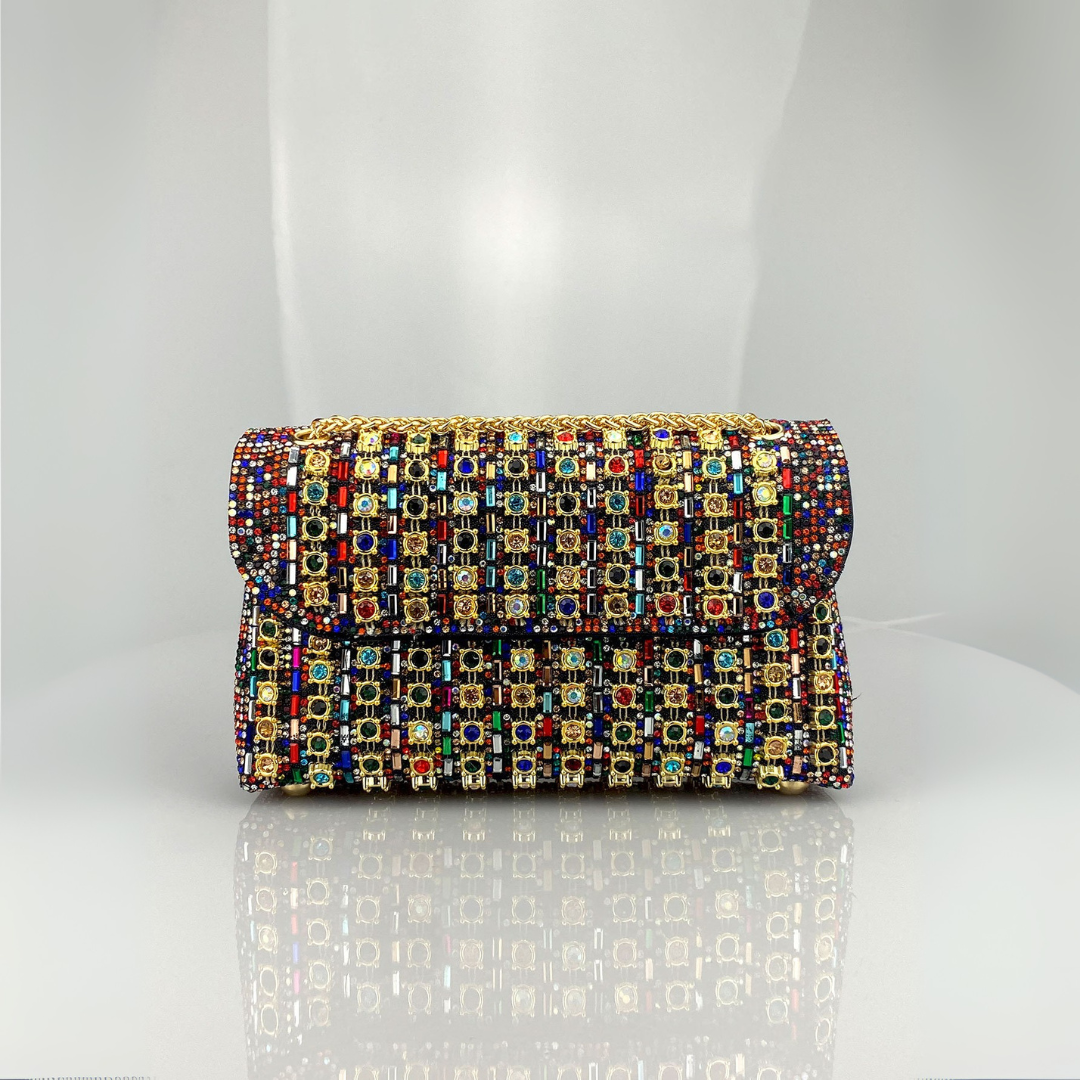 Hillside Chain Strap Embellished Shoulder Bag For Women | Alessia