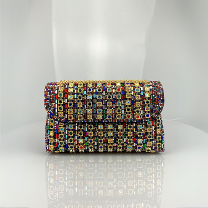 Hillside Chain Strap Embellished Shoulder Bag For Women | Alessia