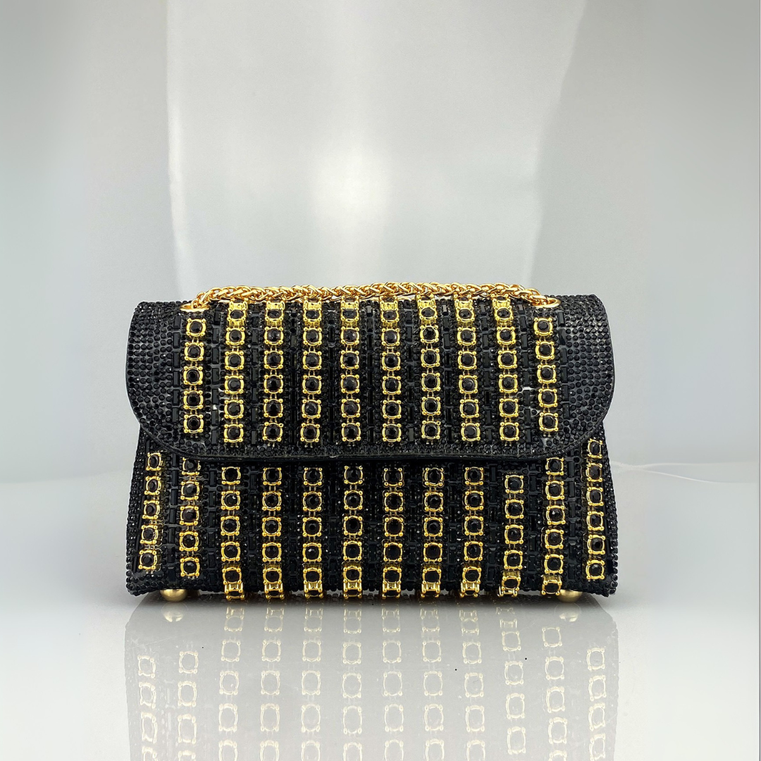 Hillside Chain Strap Embellished Shoulder Bag For Women | Alessia