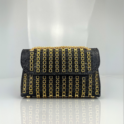 Hillside Chain Strap Embellished Shoulder Bag For Women | Alessia