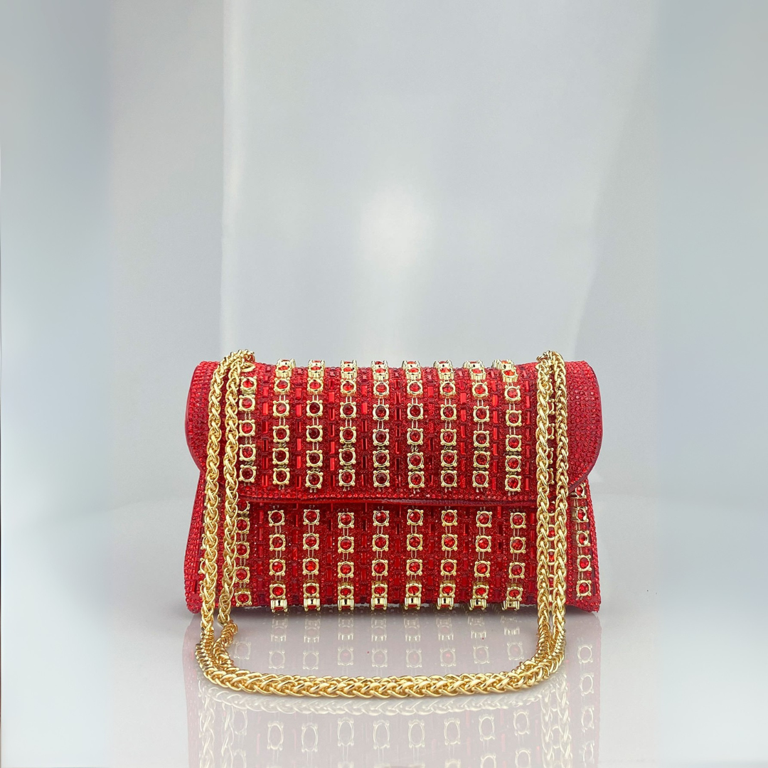 Hillside Chain Strap Embellished Shoulder Bag For Women | Alessia